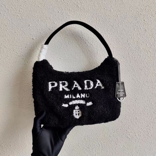 Prada Re-Edition 2000 mini-sac éponge 1NE515 noir