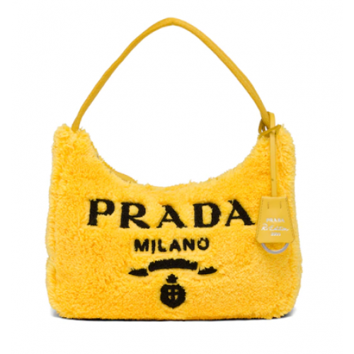 Prada Re-Edition 2000 mini-sac éponge 1NE515 jaune