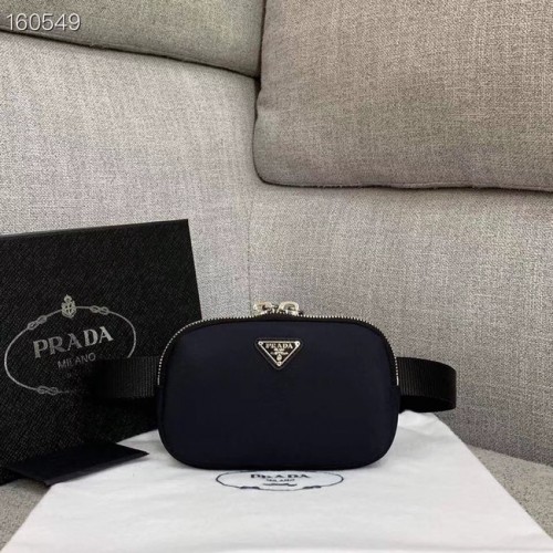Prada Re-Edition pochette en nylon 82033 noir