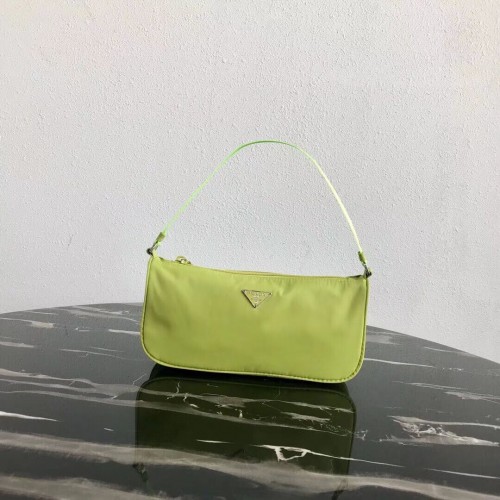 Sac fourre-tout en nylon Prada Re-Edition 1N1419 vert