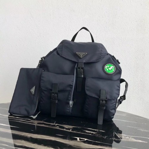 Sac à dos Prada Re-Nylon 1BZ811 noir&vert