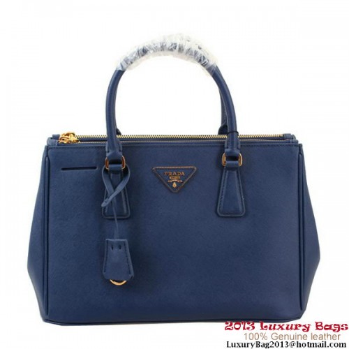 Prada Saffiano 30cm Cabas BN1801 - Bleu Royal