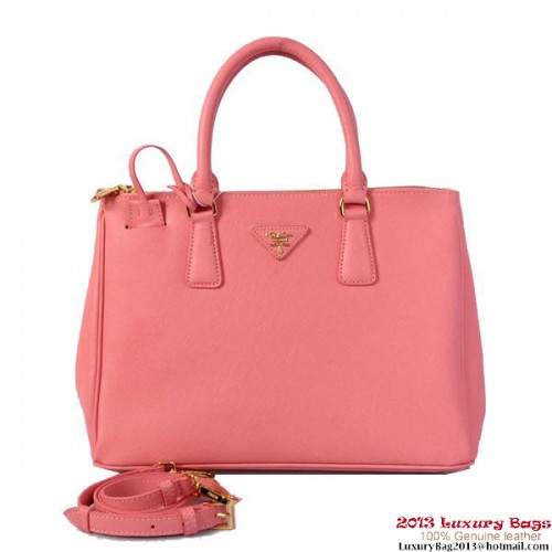Prada Sac fourre-tout en cuir de veau Saffiano 2274 Rose