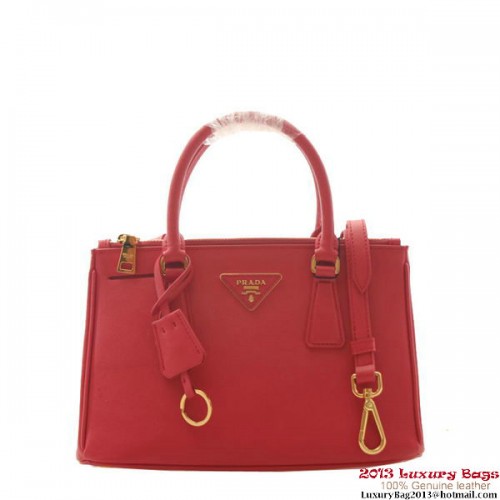 Prada Saffiano Cuir De Veau Petit Sac BN2316 Rouge