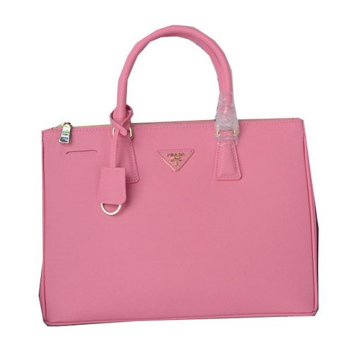 Prada Sac fourre-tout en cuir de veau Saffiano PBN1786 Rose