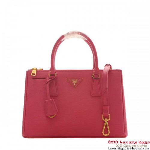 Sac fourre-tout Prada en cuir Saffiano 30 cm BN1801 Rose