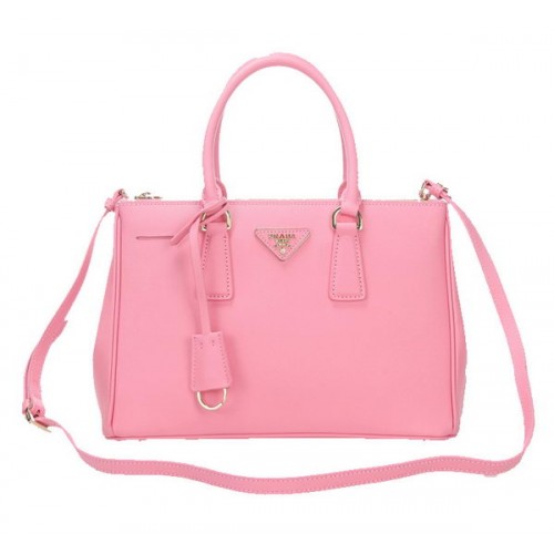 Prada Sac fourre-tout en cuir Saffiano BN1801 Rose