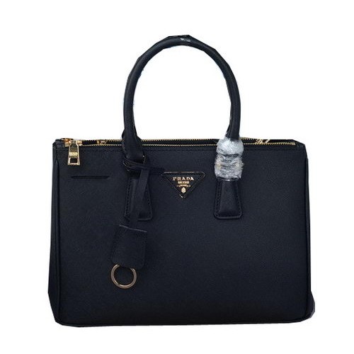 Prada Sac fourre-tout en cuir Saffiano PBN1801 Noir