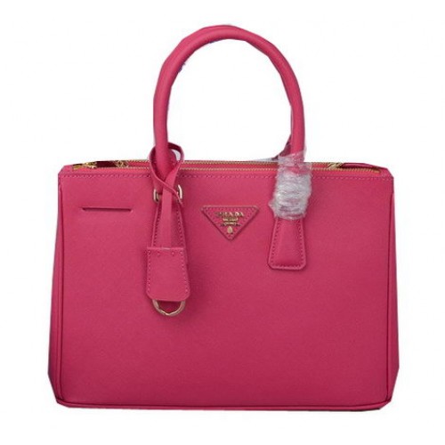 Sac fourre-tout Prada en cuir Saffiano PBN1801 Rose