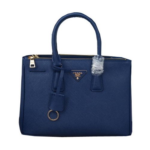 Prada Sac fourre-tout en cuir Saffiano PBN1801 Royal