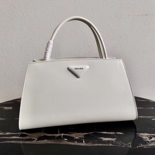 Prada Cuir Nappa Prada Symbole sac 1BB327 blanc