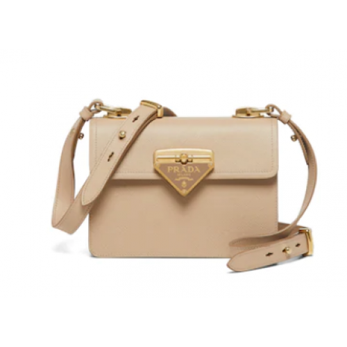Prada Sac Prada Symbole en cuir Saffiano 1BD270 Biscuits