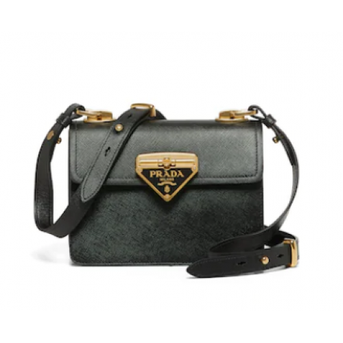 Prada Saffiano cuir Prada Symbole sac 1BD270 noir