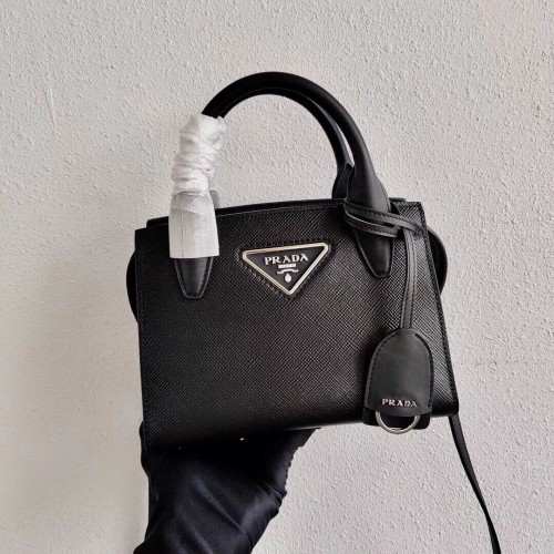 Prada mini-sac en cuir Saffiano 2BA269 noir