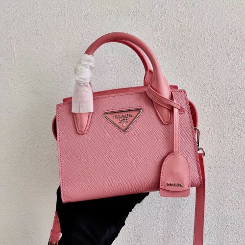 Prada mini-sac en cuir Saffiano 2BA269 rose
