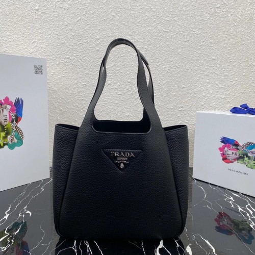 Prada sac à bandoulière en cuir Saffiano 5588 noir