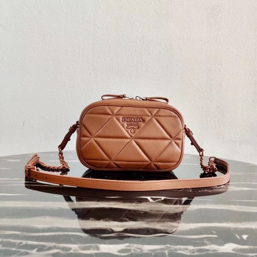 Sac à bandoulière Prada Spectrum 1BH141 Camel