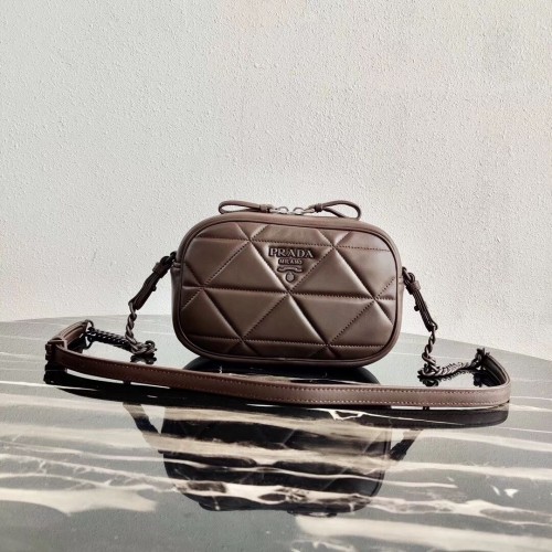 Sac à bandoulière Prada Spectrum 1BH141 marron