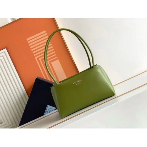Prada Petit sac à main Prada Supernova en cuir 1BA368 vert