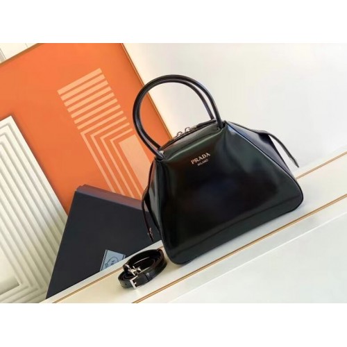 Sac fourre-tout Prada en cuir 1BD663A noir