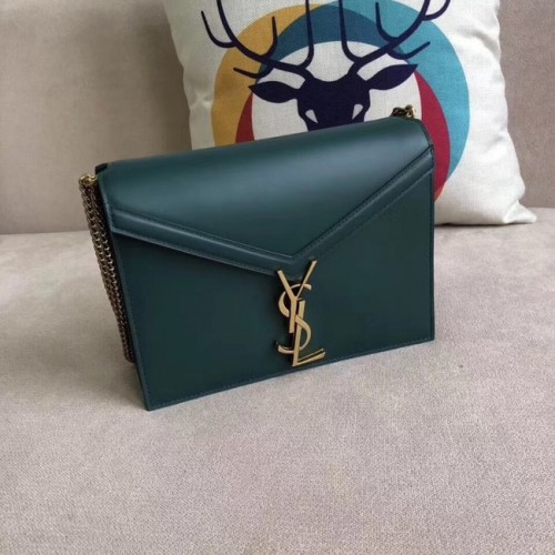 SAINT LAURENT Sac bandoulière Cassandra 96156 vert