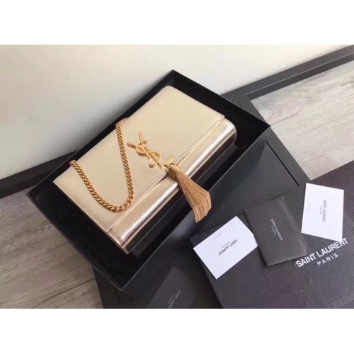 SAINT LAURENT Sac bandoulière Kate Medium 18831 or