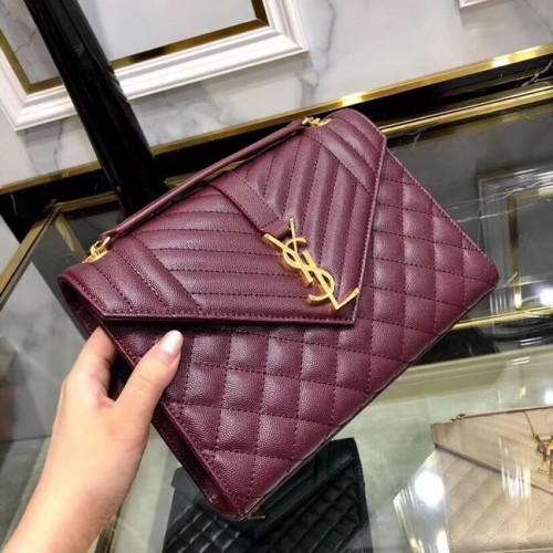 SAINT LAURENT Cartable moyen 487206 Bordeaux