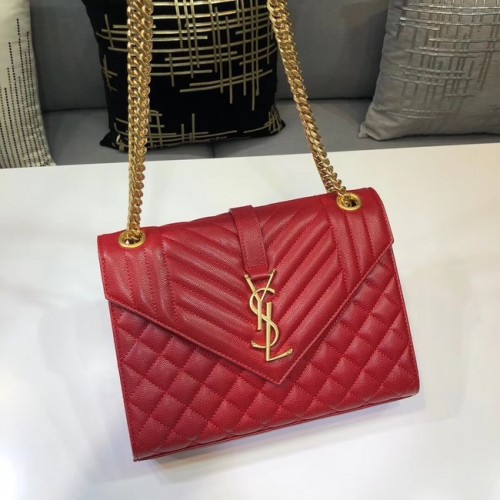 SAINT LAURENT Cartable moyen 487206 rouge