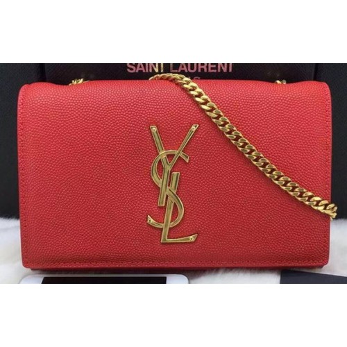 SAINT LAURENT Monogramme Cross-body Sac à bandoulière 311218 Rouge