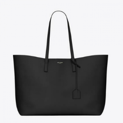 SAINT LAURENT SHOPPING SAINT LAURENT E/W EN CUIR SOUPLE 600281 NOIR