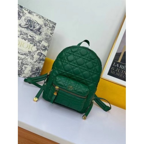 PETIT SAC À DOS DIOR Cannage Agneau M9222U vert