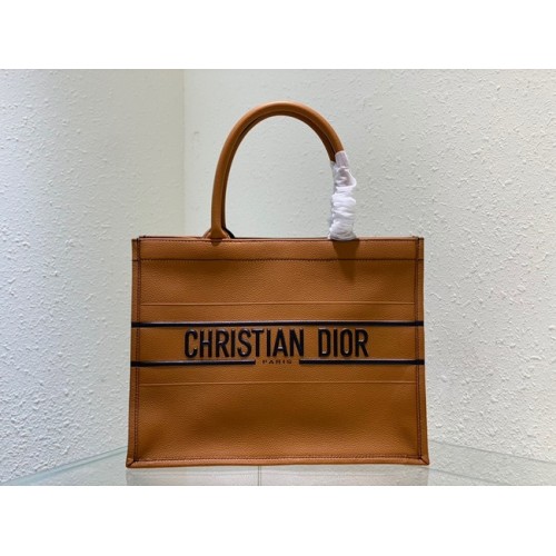 PETIT CABAS DIOR BOOK en cuir C1287-33 marron