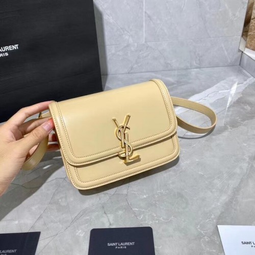 SOLFERINO PETIT CARTABLE EN COFFRET CUIR SAINT LAURENT 63430 Beige