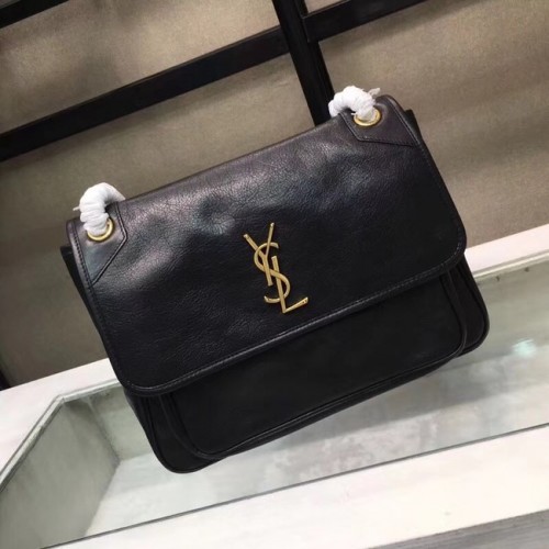 Saint Laurent Niki Grand sac à bandoulière monogramme 2829 noir