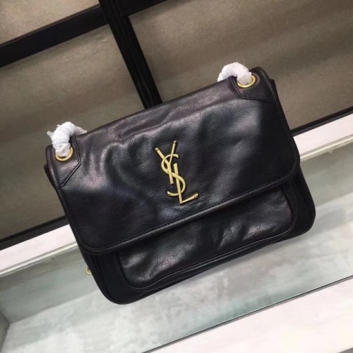 Saint Laurent Niki Medium Monogram Sac à bandoulière 2830 noir
