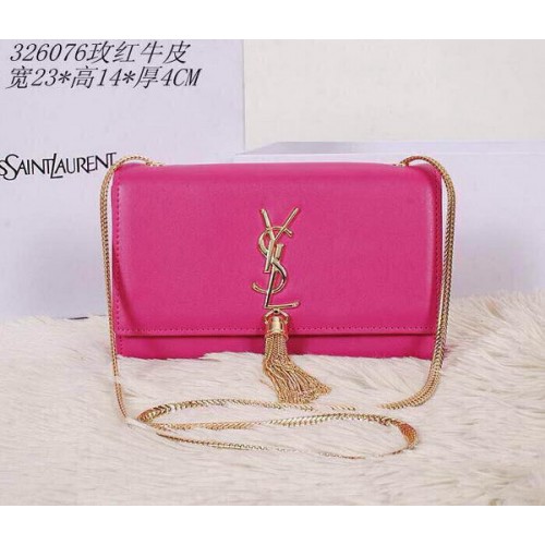 Saint Laurent mini Monogramme Cross-body Shoulder Bag 326076 Rose