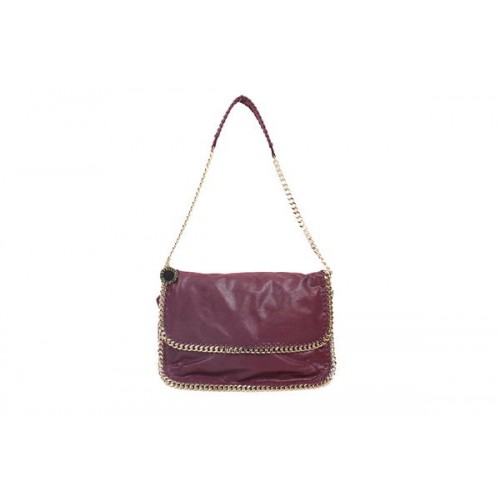 Stella McCartney 838 Sac à bandoulière en PVC Falabella bordeaux