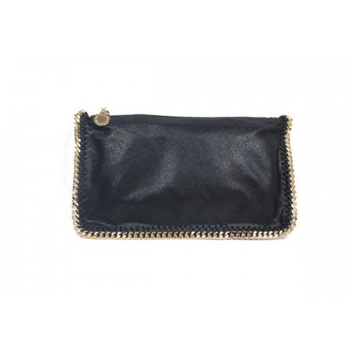 Stella McCartney 865 Noir Falabella Pochette Pliable En PVC