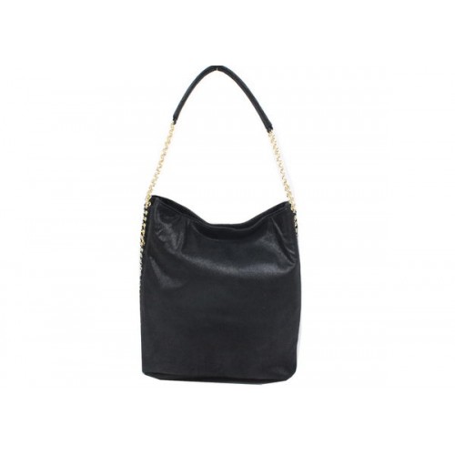 Stella McCartney Sac Hobo En Cuir De Veau 836 Noir