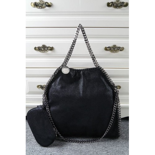 Stella McCartney Sac fourre-tout en jean SM809 Noir