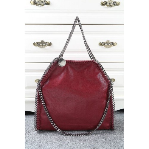 Stella McCartney Denim Tote Bag SM809 Bordeaux