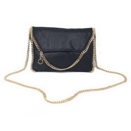 Stella McCartney Falabella Sac à bandoulière en PVC noir Or 875