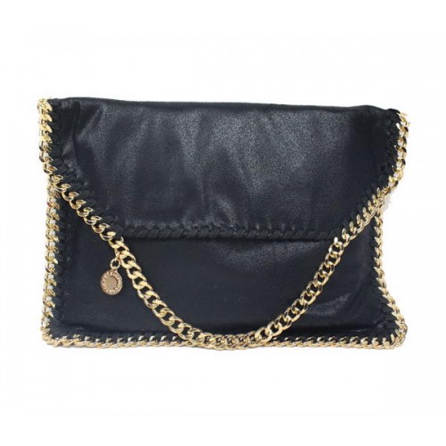 Stella McCartney Falabella Sac à bandoulière en PVC noir 876 Or