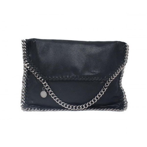 Stella McCartney Falabella Sac à Bandoulière en PVC Noir 876 Argent