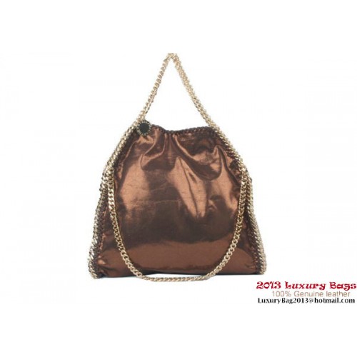Stella McCartney Falabella PVC Fold Over Tote Bag 809 Bronze