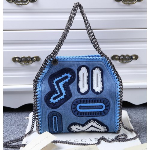 Stella McCartney Falabella Sac Denim SMC8863 Bleu
