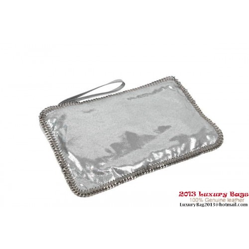 Stella McCartney Pochette Falabella Fold Over Argent 832