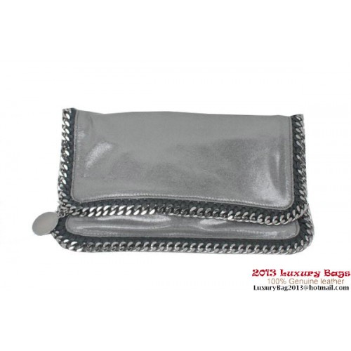 Stella McCartney Falabella Pochette Pliable en PVC 812S Argent