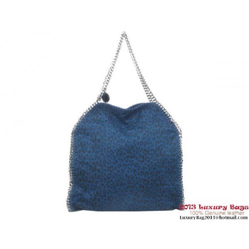 Stella McCartney Falabella Léopard PVC Sac Fourre-Tout Pliable 811 Bleu
