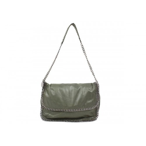 Stella McCartney Falabella Sac à bandoulière en PVC 838 Vert foncé